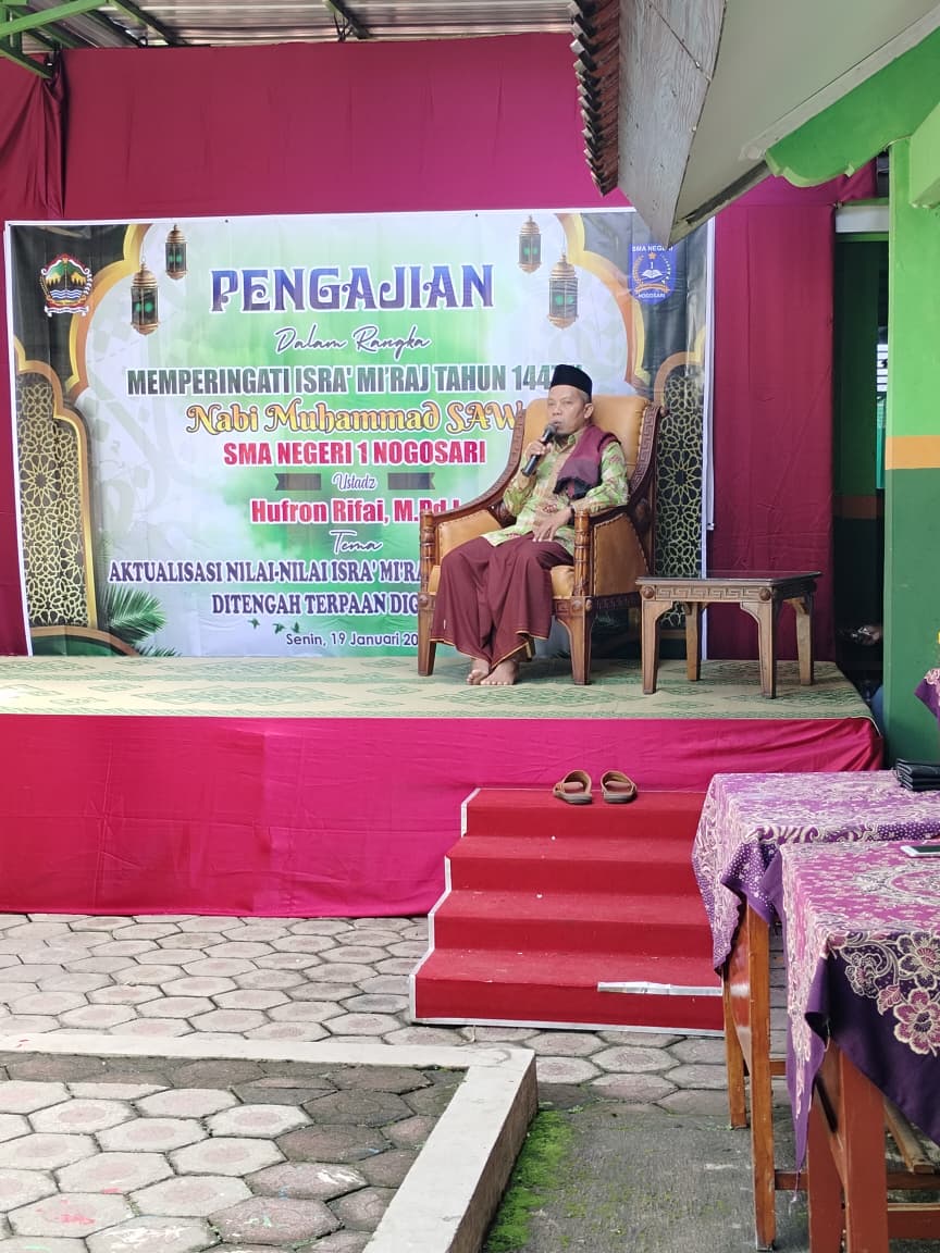 Pengajian dalam rangka memperingati Isra Mi’raj Nabi Muhammad SAW Pengajian dalam rangka memperingati Isra Mi’raj Nabi Muhammad SAW